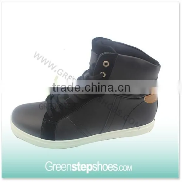 High ankle women casual leather flat ankle boots