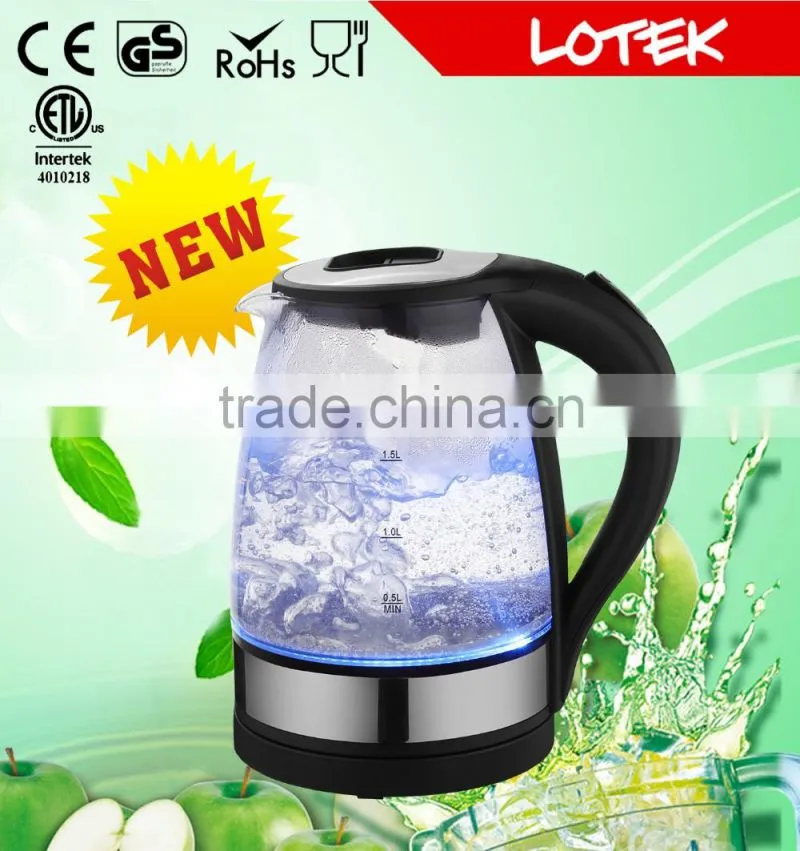1.7L glass electric kettle