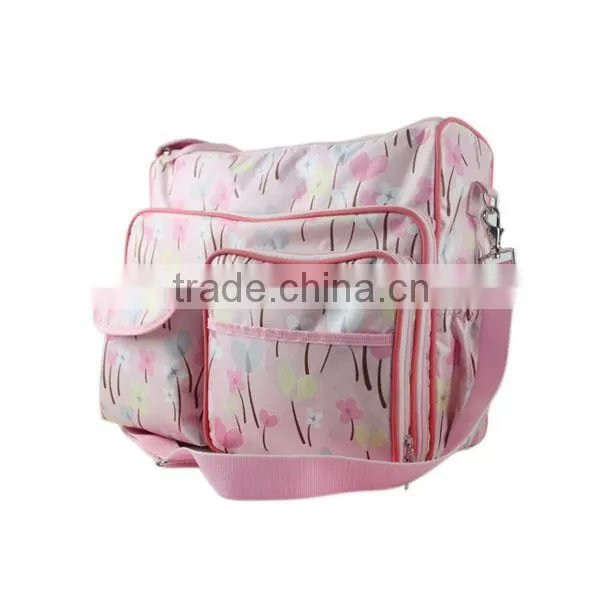 high quality functional PU diaper bag