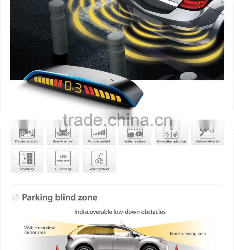 Steelmate PTS410M19 parking sensor, reverse parking sensors, parking assist system