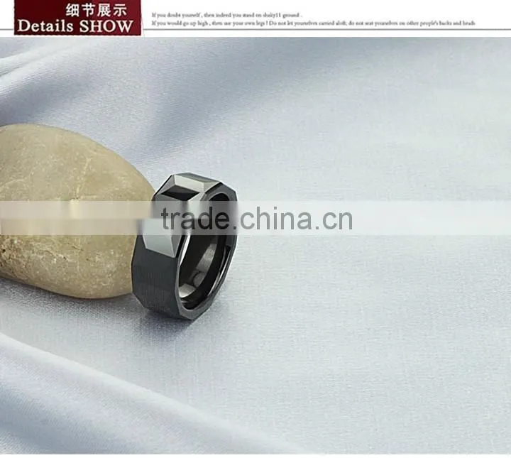 KSTONE 2015 latest charm design black ceramic rings for men and women