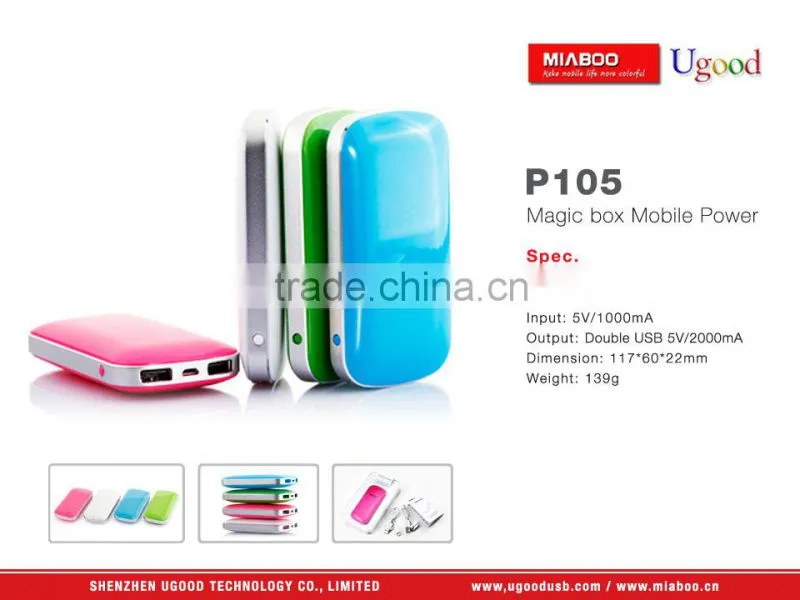 OEM logo color blue square powerbank ;best choice promotion power battery;china supplier electronic products power charger