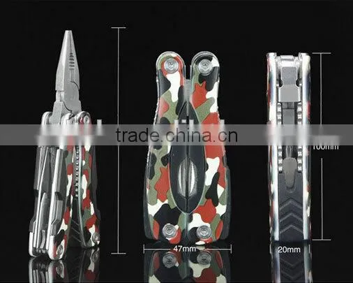 OEM Folded Multifunctional Pliers with camo handle