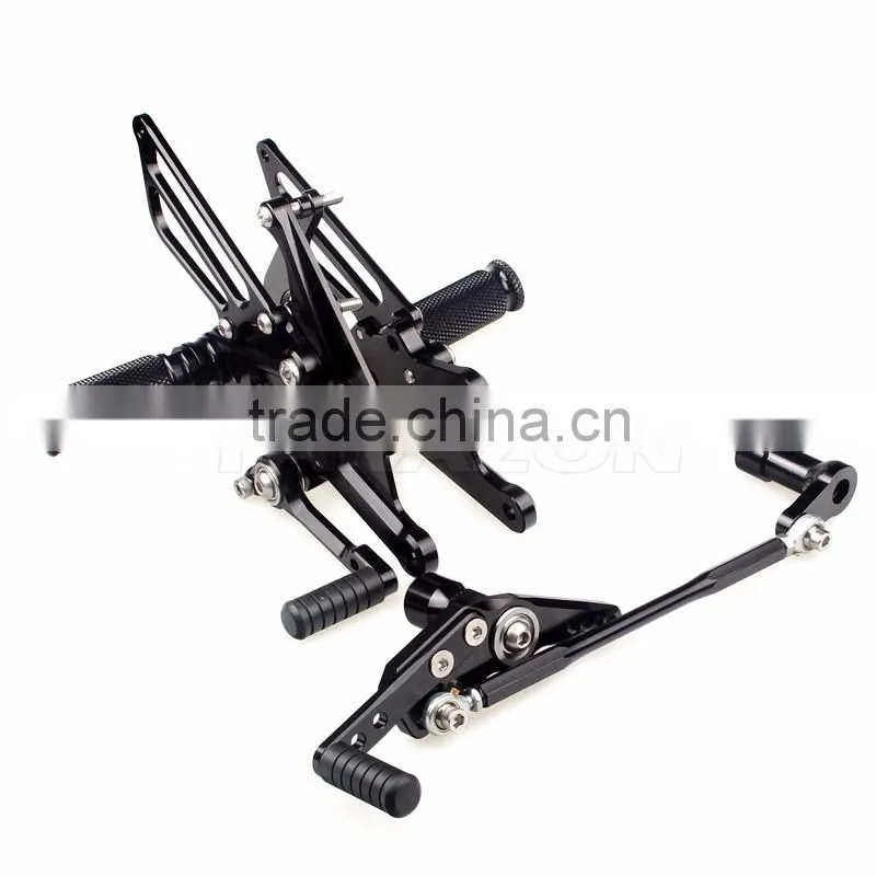 CNC Alloy Aluminum Adjustable Motorcycle Rearsets Rear set For Honda CBR600RR CBR1000RR CBR900RR