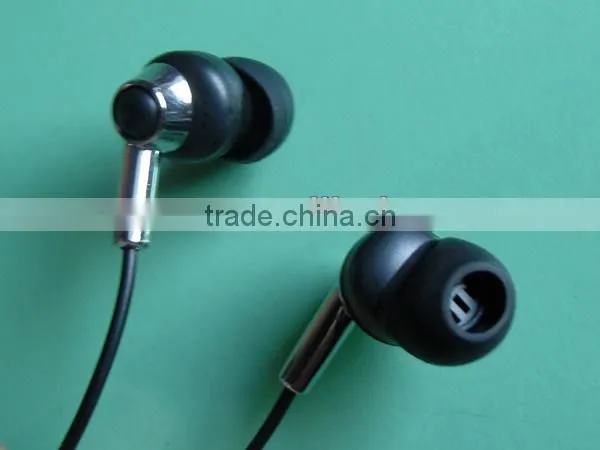 High quality fashion metallic in-ear oem custom earphones