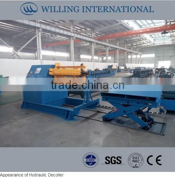 10 ton & 5 ton hydraulic uncoiler