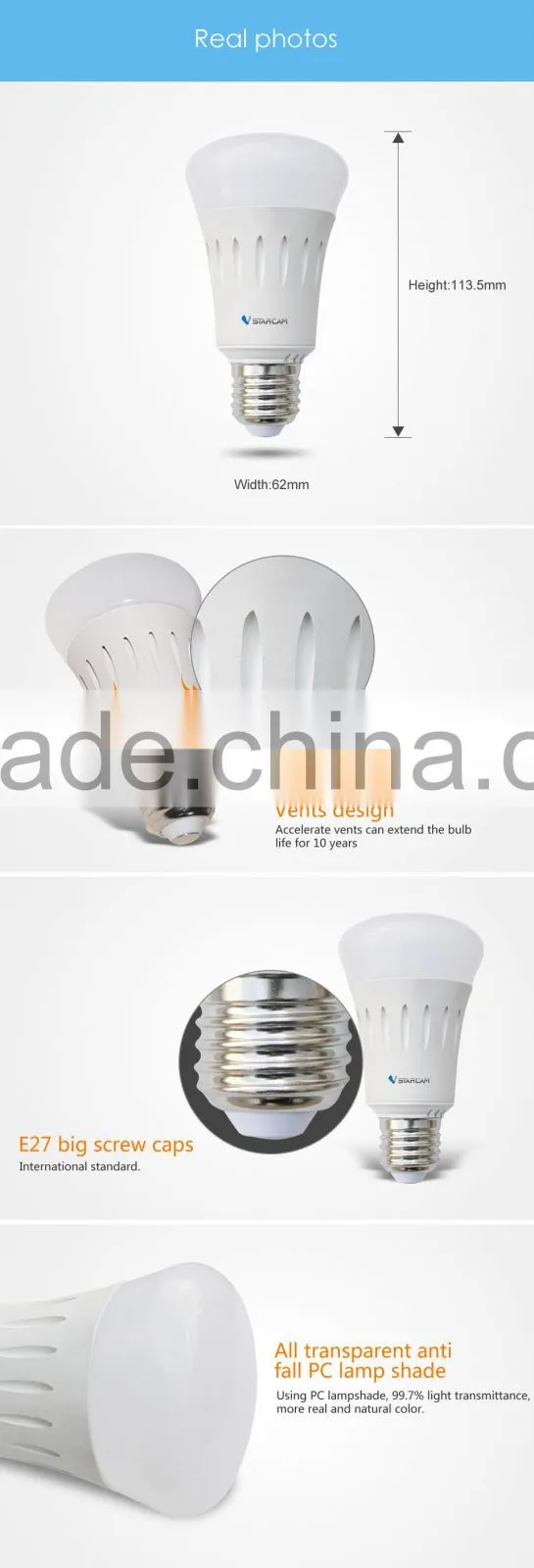 new flux wifi controlled android wifi lamp e27 holder