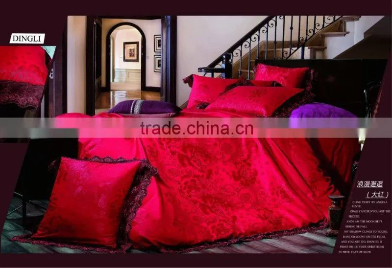 hot sale jacquard bedding set hotel bed linen set