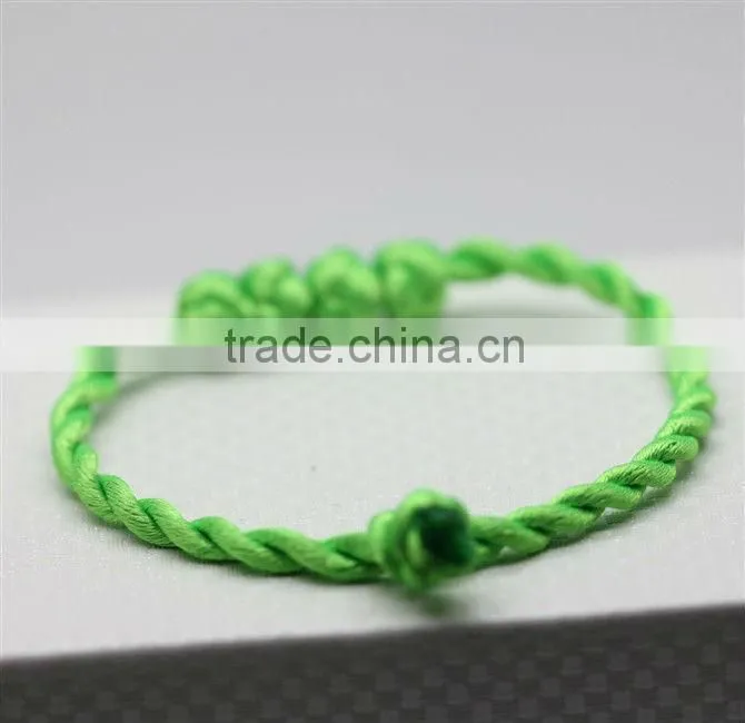 Diy initial bracelet bracelet silk cord bracelet(ZCB1040)