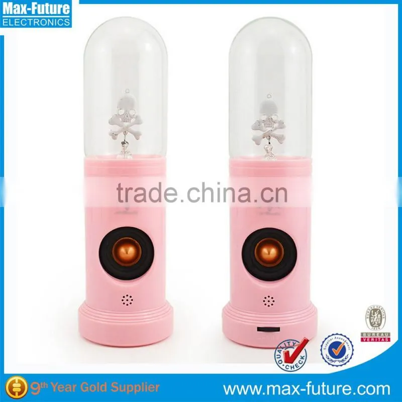 F-1236 Plasma Skull Light Mini bluetooth Speaker With Sound Responsive Light Show
