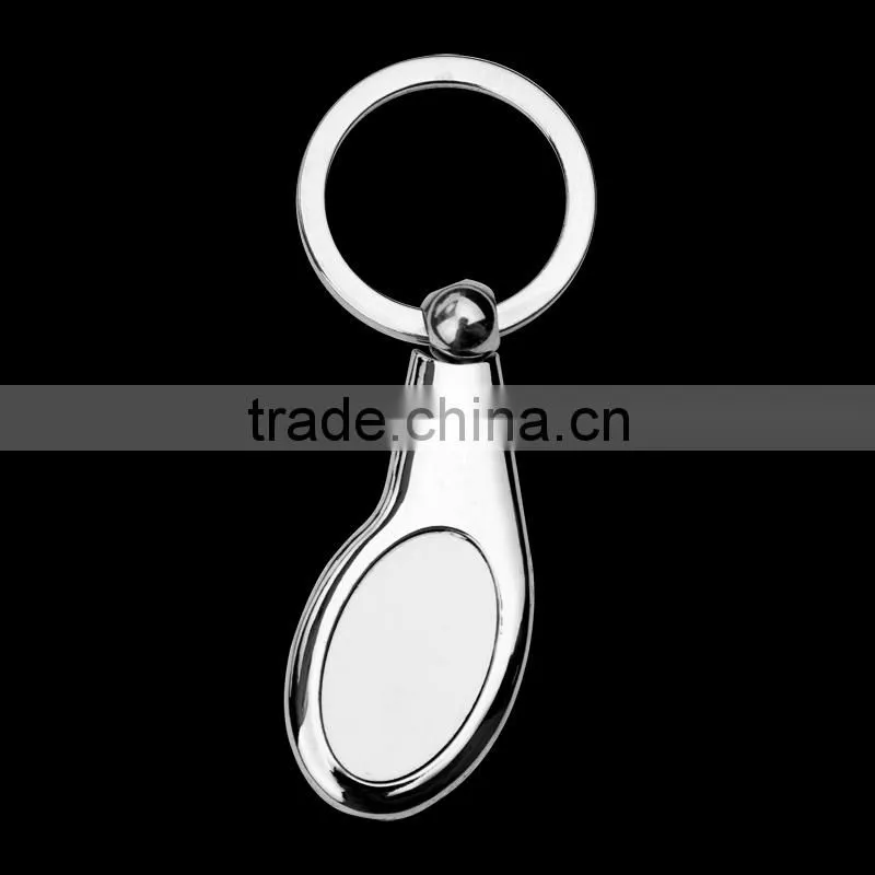 Sublimation metal key ring,heat press tranfer keyring,rectangle shape