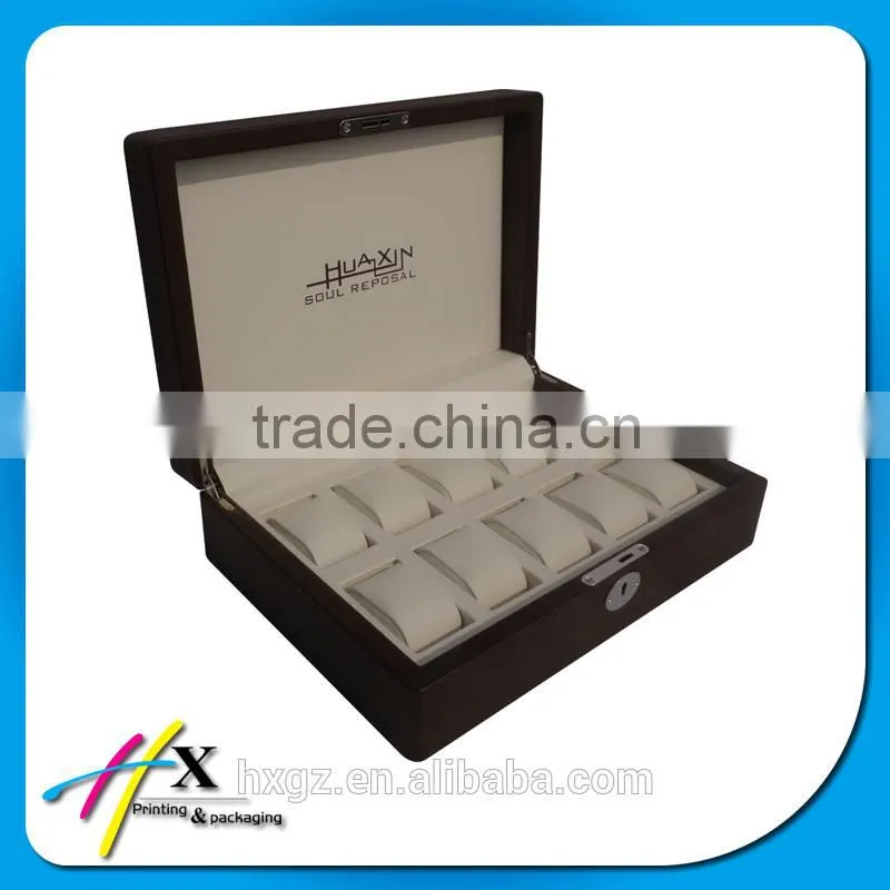 GuangZhou New Wood Watch Box for Wholesale