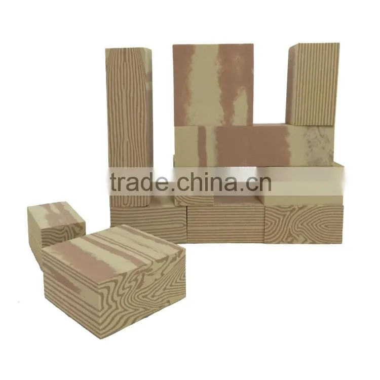 small Wholesale wood toy education /wooden like grain building blocks for children
