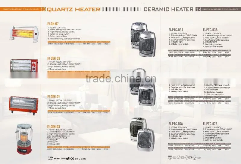 Middle east popular ceramic heater
