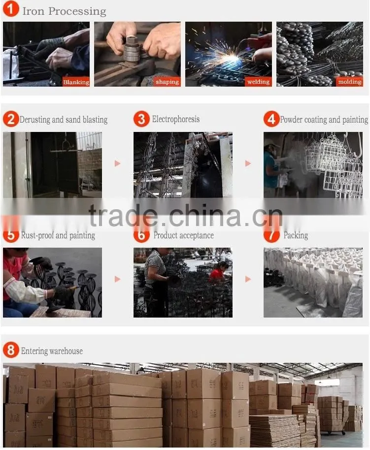 wrought iron bracket, window curtain rod
