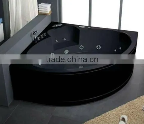 China supplier Bathroom Corner Whirlpool Bath tub CE Two People Indoor whirlpool massage bathtub 1500