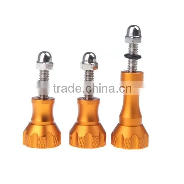 CNC Aluminum Adjustable Screw Thumb Knob Screw for Gopros Hero3+/3/2/1