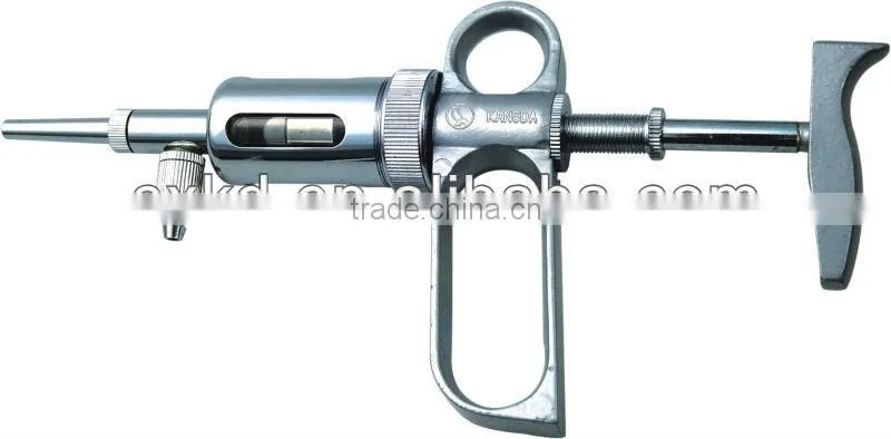 veterinary Continuous metal syringe injector
