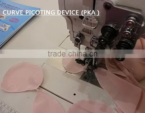 1721 Double needle picot stitch machine for turn stitch
