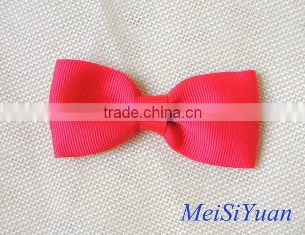 Factory direct selling polyester bow women hair accessories hair bows for girls boutique wholesale hair bows satin ribbon bow