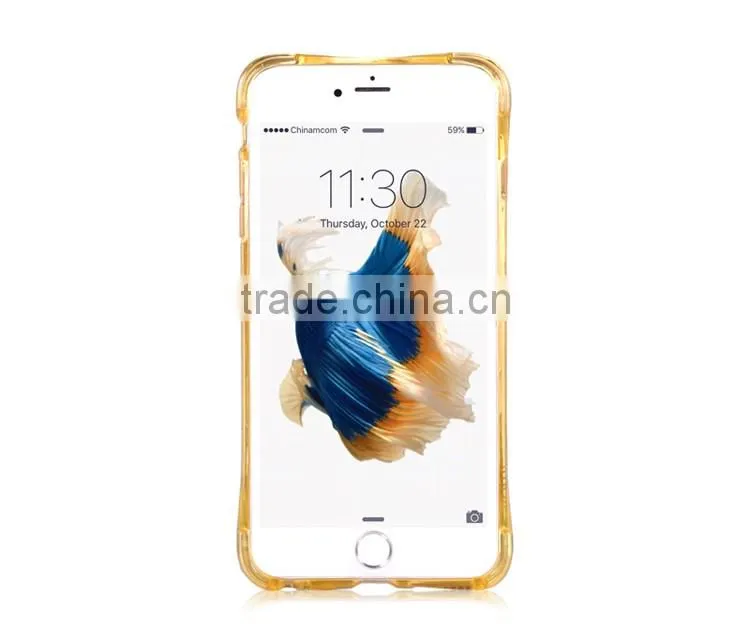 2016 Trending Products Vouni Glitter Anti Shock TPU Back Cover Phone Case for iPhone 6/6s