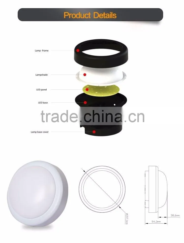 14W LED Round Bulkhead Lamp