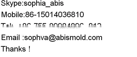 Abis plastic with metal connector famliy mold for AMP