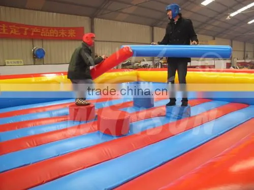 Outdoor playground commercial giant inflatable sports games inflatable tumble track