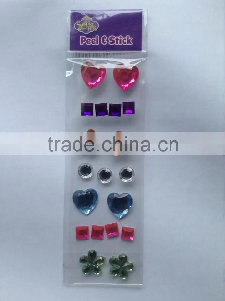 jewels and rhinestones decoration stickers