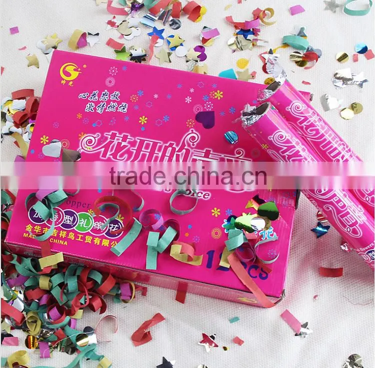 Display box packing party popper