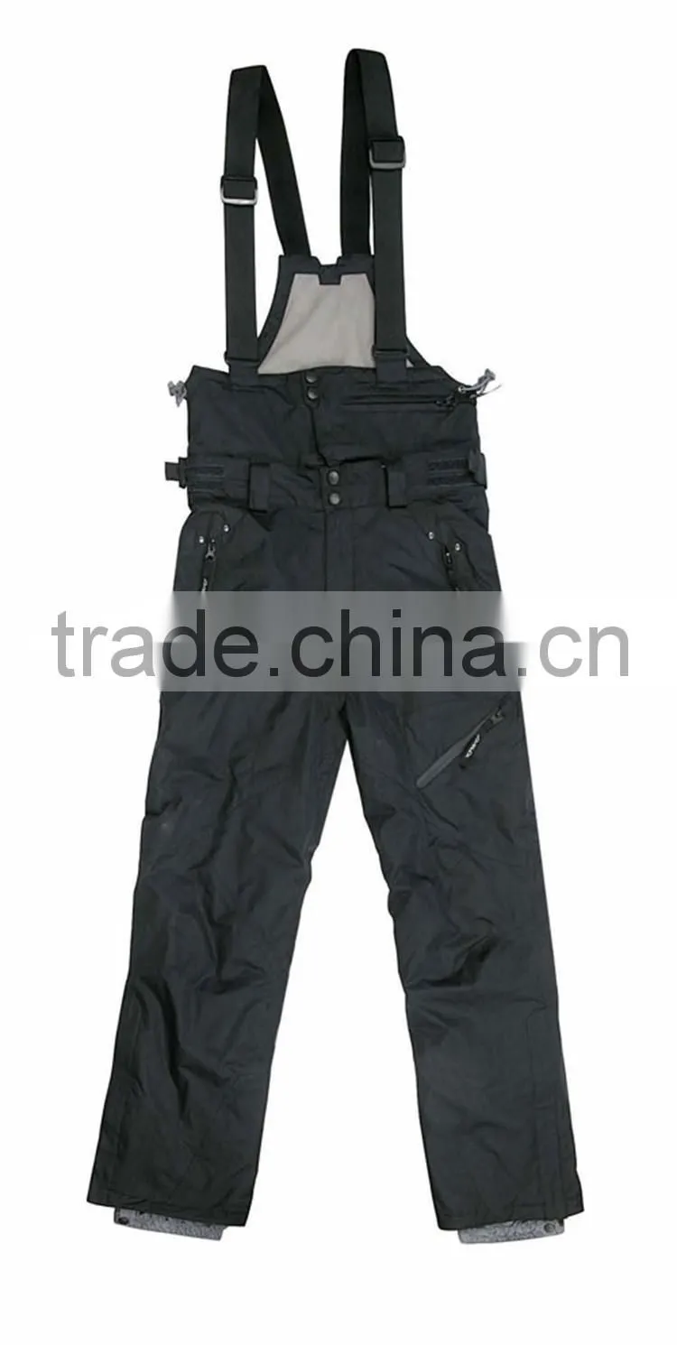 Men's suspender ski pants overall trousers waterproof ski pants