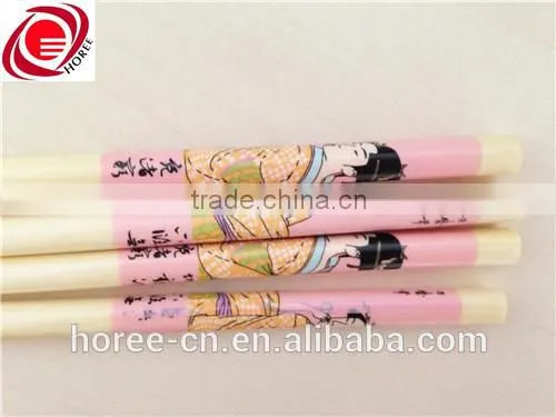high quality bulk opp wrapped bamboo wooden chopsticks for wholesale