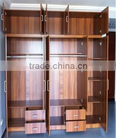 wooden almirah designs, 3 doors mdf almirah, wood closet wardrobe