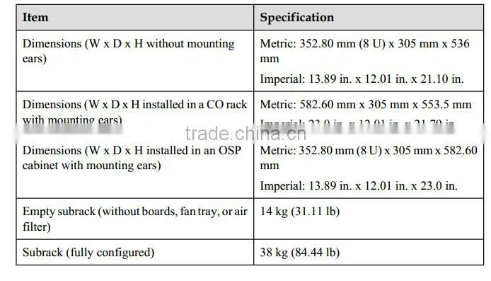 HUAWEI MA5603U 10G GPON EPON OLT