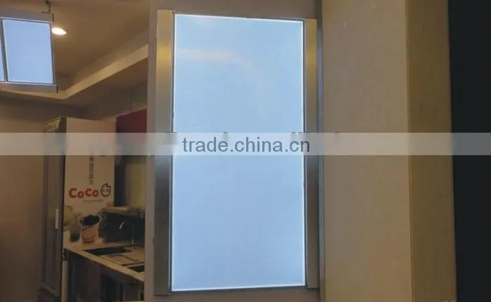 New fast food advertising illuminated led menu board menu cover