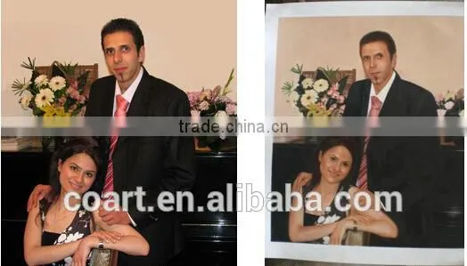 custom handmade oil painting from photo on canvas