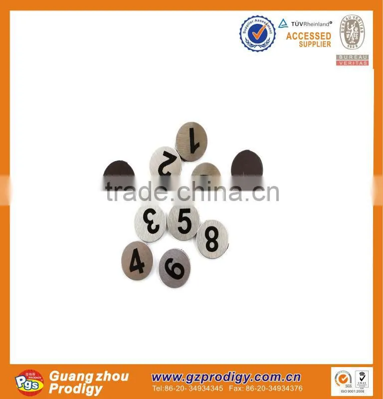 stainless steel refrigerator magnetic numbers