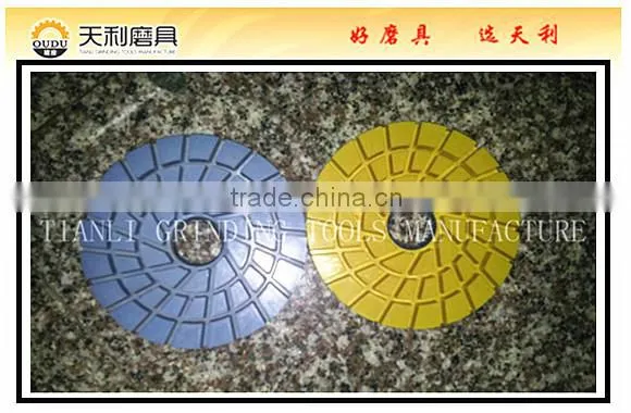 6inch polishing pad use for concrete renovated floor pad