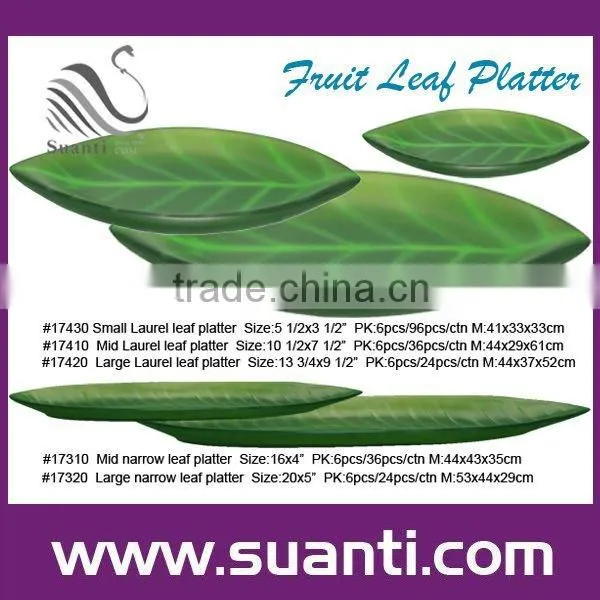 Polyresin tray for fruit