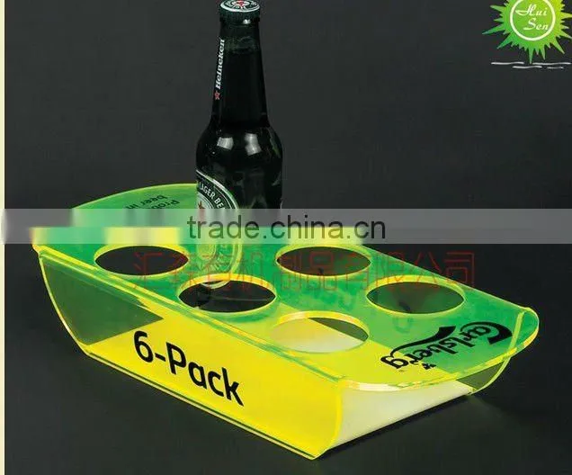 clear acrylic tray with handle
