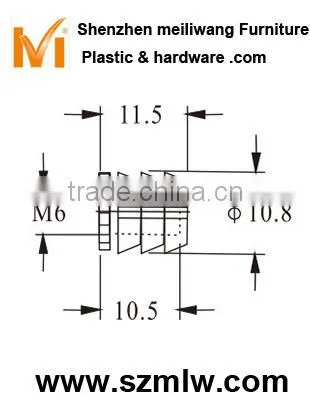 embedded nut
