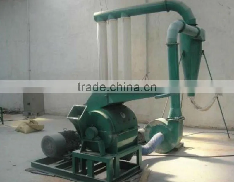 small type wood sawdust mill with feed opening 250mm