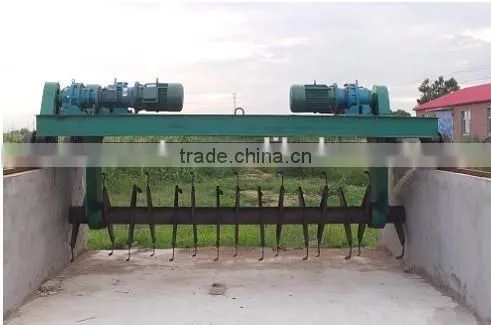 poultry droppings fermenter,Pile Turning Machine