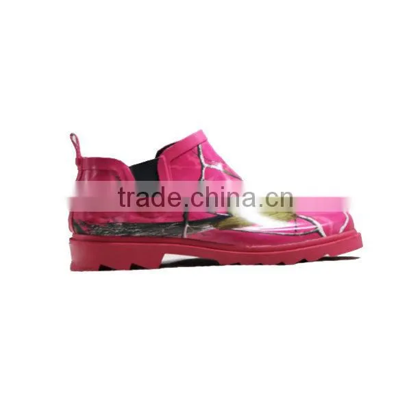 Garden Shoes Colorful,Short Ankle Rain Boots,Non-slip Ankle Rain Boots