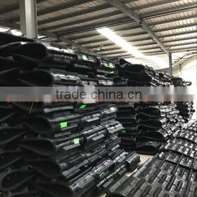Trade assurance combine harvester rubber track 450*90*48 rubber crawler