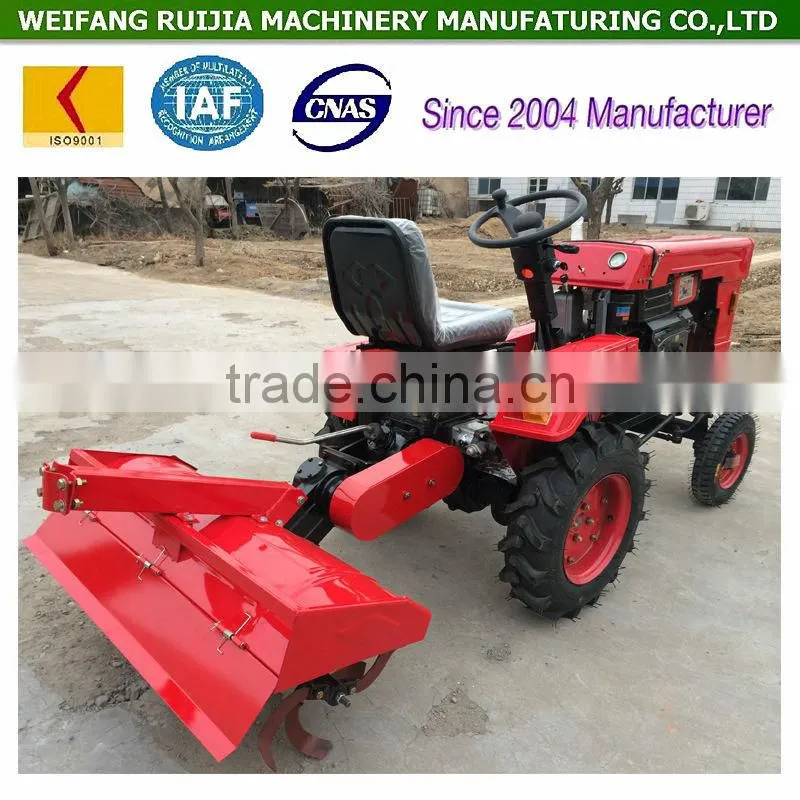 Diesel radiator / water-cooled walking tractor with lawn mower for sale, cheap price field mower, lawn mower tractors !