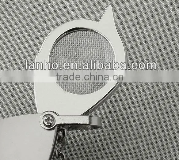 2013 New Nice Metal Novelty KeyChain Magnifier