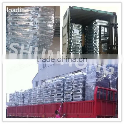 widely used wire mesh container,Foldable Mesh Box Pallet