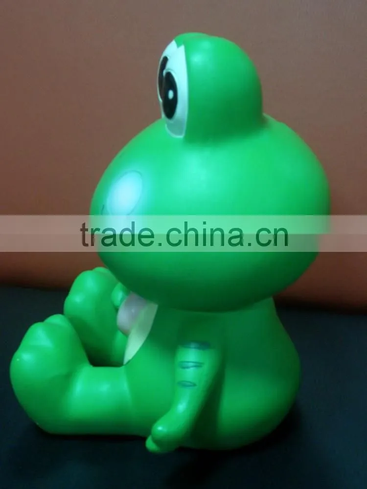 OEM Blow Molding Factory,3D Cartoon toy,Plastic Frog toy.
