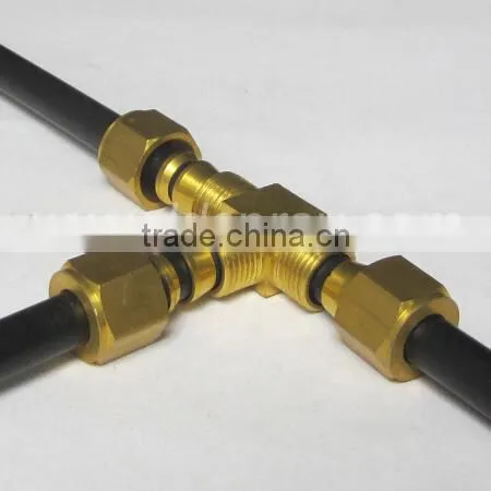 High pressure misting nozzles pipe tube brass joint connector